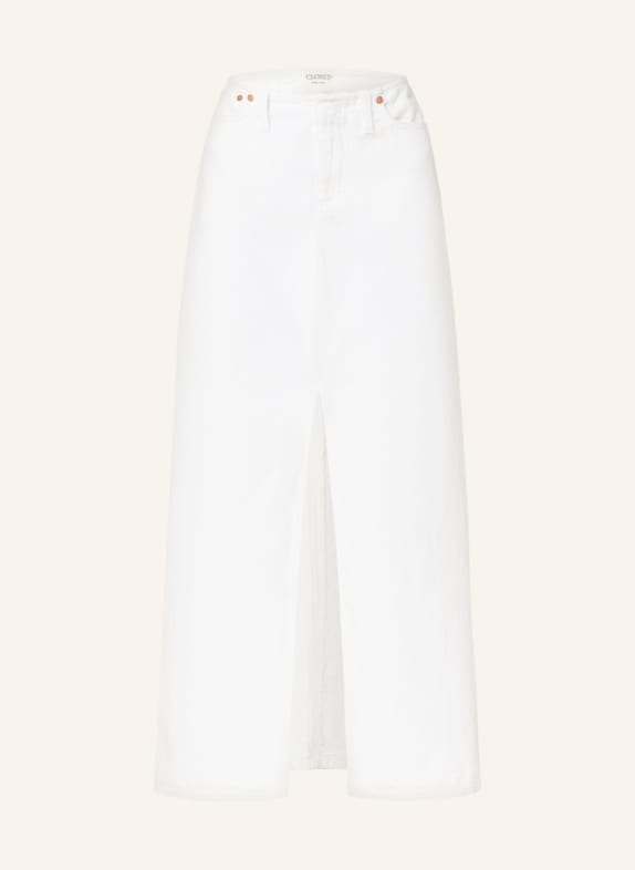 CLOSED Denim skirt WHITE