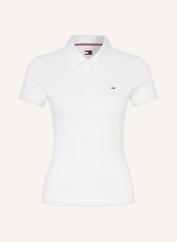 TOMMY JEANS Jersey polo shirt WHITE