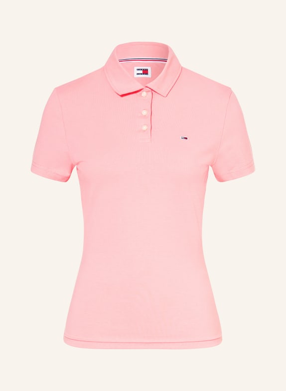 TOMMY JEANS Jersey-Poloshirt PINK