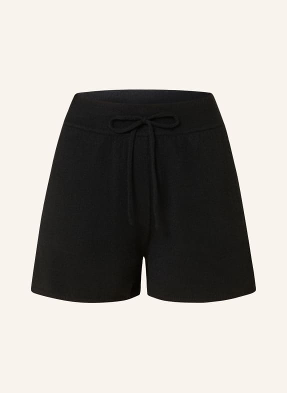 LOULOU STUDIO Knit shorts made of cashmere BLACK