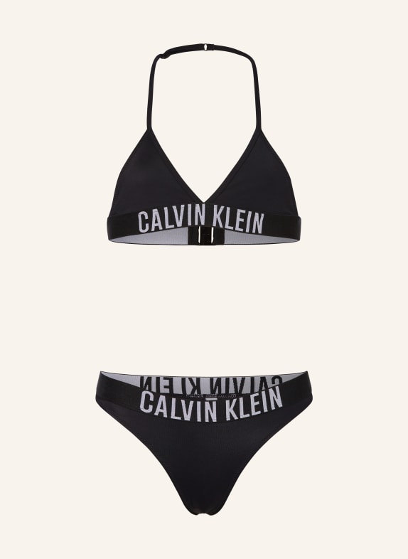 Calvin Klein Triangel-Bikini SCHWARZ