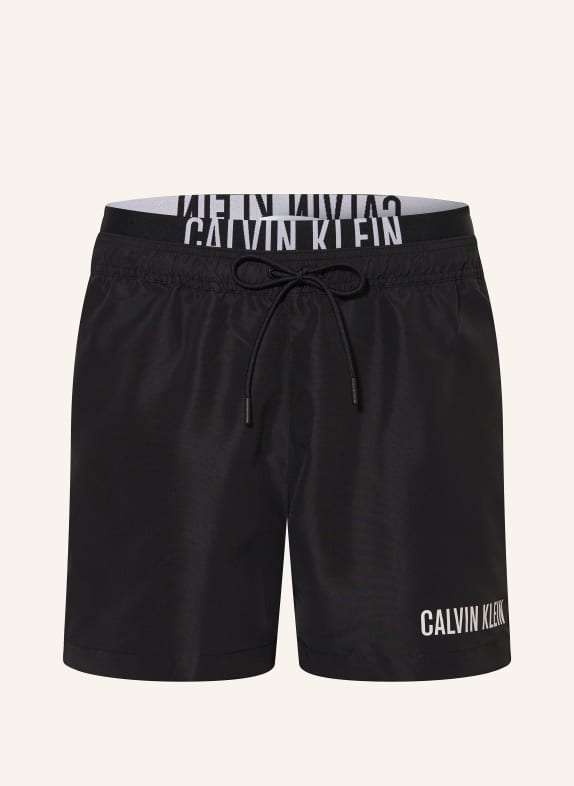 Calvin Klein Koupací šortky INTENSE POWER ČERNÁ