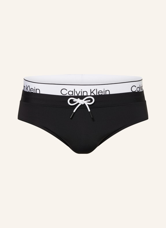 Calvin Klein Koupací slipy CK META LECACY ČERNÁ