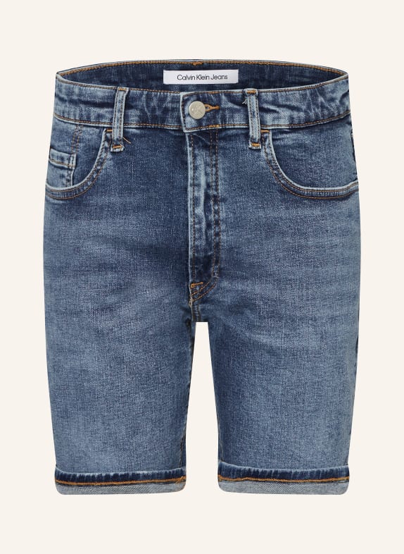 Calvin Klein Szorty jeansowe NIEBIESKI