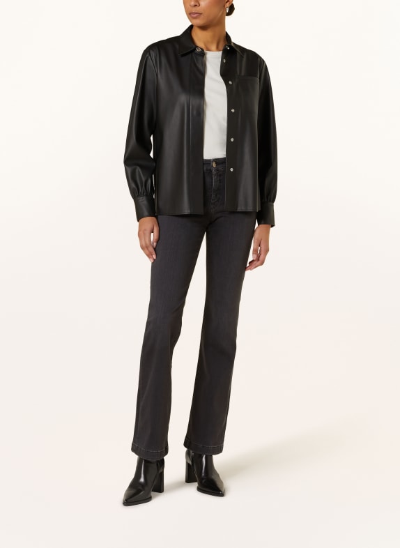 MARC CAIN Flared Jeans 880 anthrazit