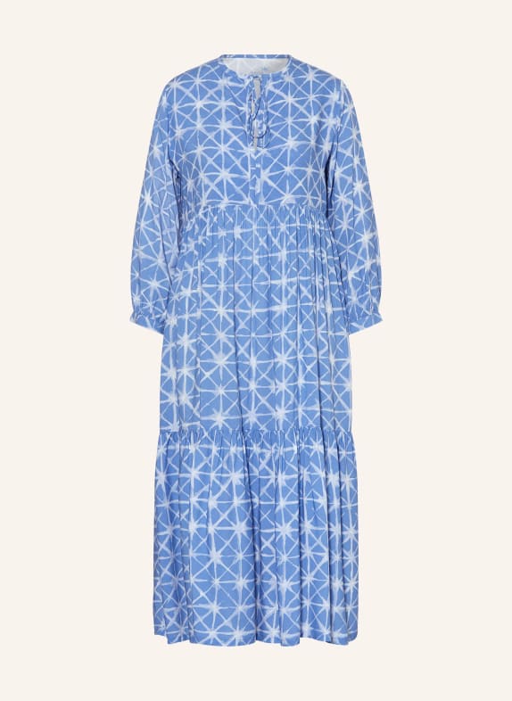 Juvia Dress MALOU with 3/4 sleeves BLUE/ WHITE