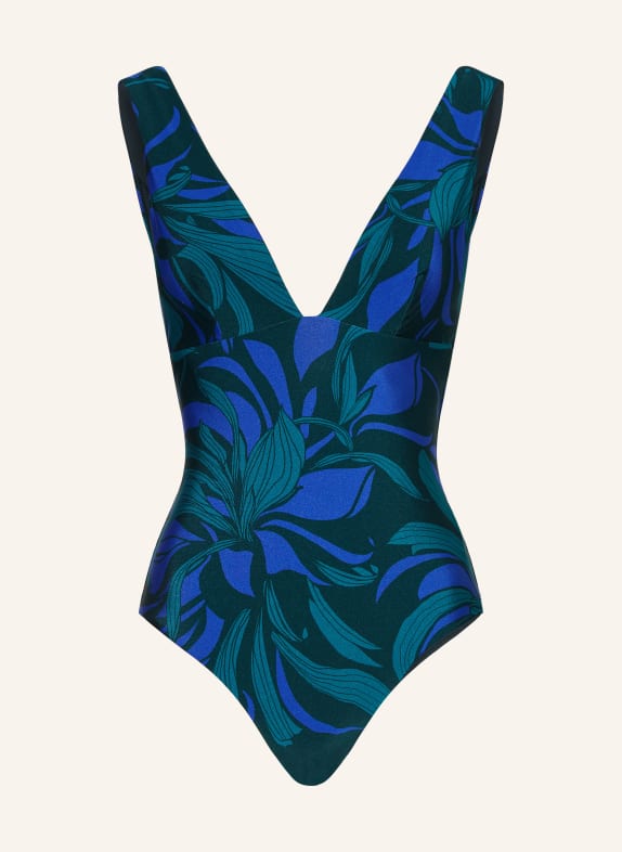 JETS Australia Swimsuit QUEEN OF THE NIGHT DARK GREEN/ BLUE