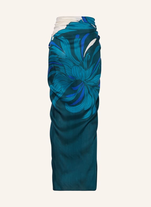 JETS Australia Pareo QUEEN OF THE NIGHT BLEU / VERT / CRÈME