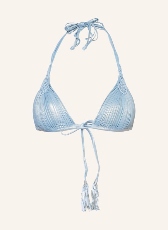 PQ Triangle bikini top MERMAID MILA LIGHT BLUE