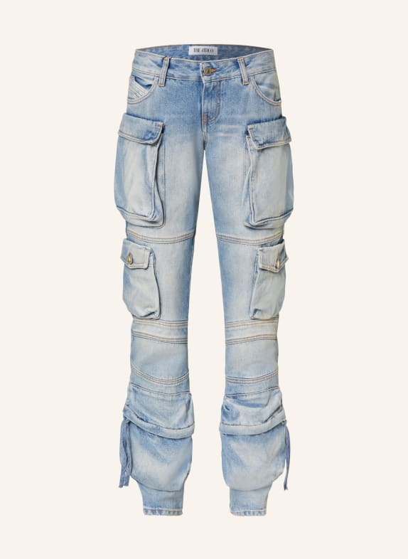 THE ATTICO Cargo jeans ESSIE 024 SKY BLUE