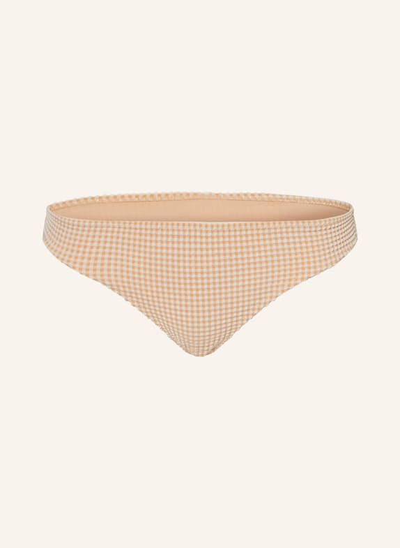 ROXY Basic bikini bottoms GINGHAM NUDE/ WHITE