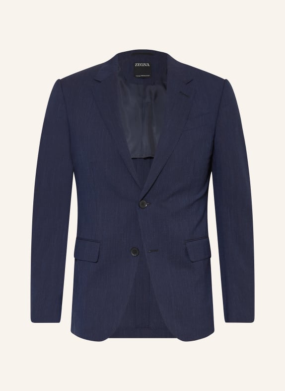 ZEGNA Suit jacket regular fit in merino wool DARK BLUE