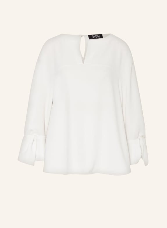 SLY 010 Shirt blouse PAOLA with 3/4 sleeves CREAM