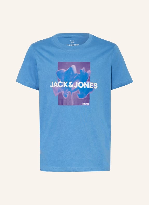 JACK&JONES T-shirt NIEBIESKI