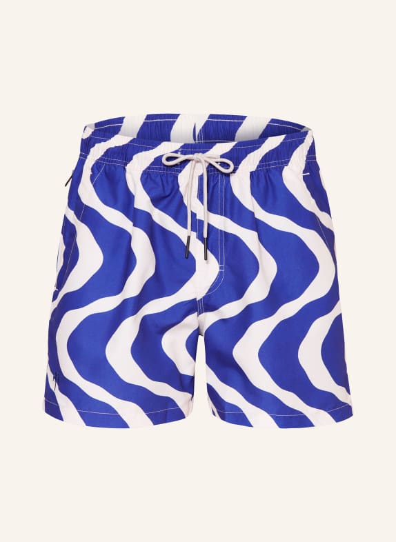 OAS Swim shorts BLUE RIPPLING BLUE/ WHITE