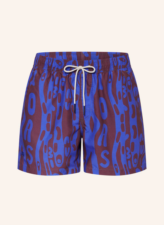 OAS Swim shorts THENARDS JIGGLE BLUE/ BROWN
