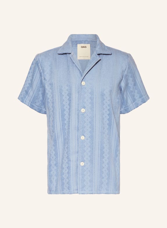 OAS Short sleeve shirt ANCORA regular fit BLUE