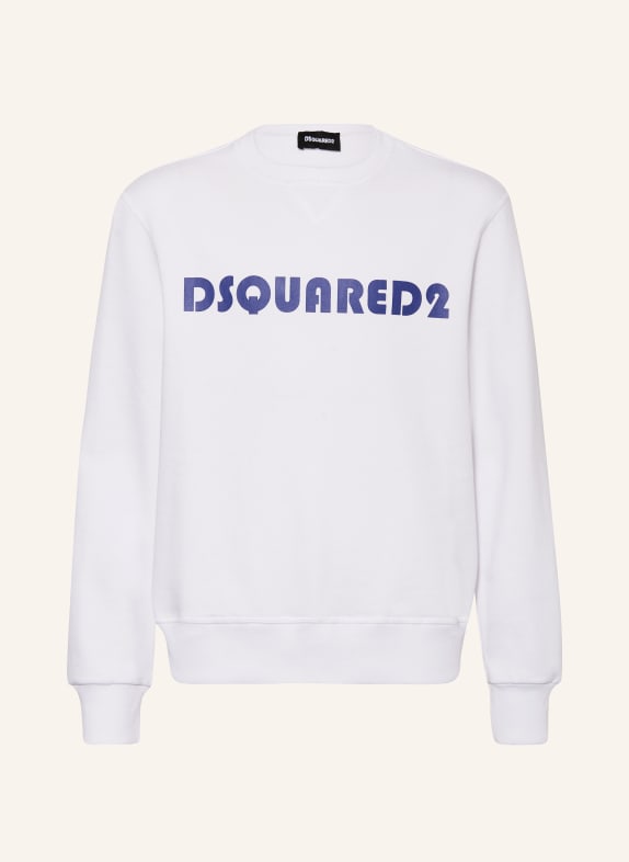 DSQUARED2 Sweatshirt WEISS/ BLAU
