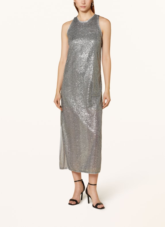 ANTONELLI firenze Evening dress LECLAIR with sequins SILVER