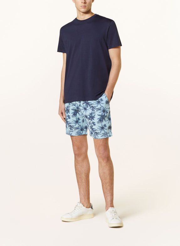 STROKESMAN'S Pantaloni scurți slim fit din in ALBASTRU DESCHIS / ALBASTRU