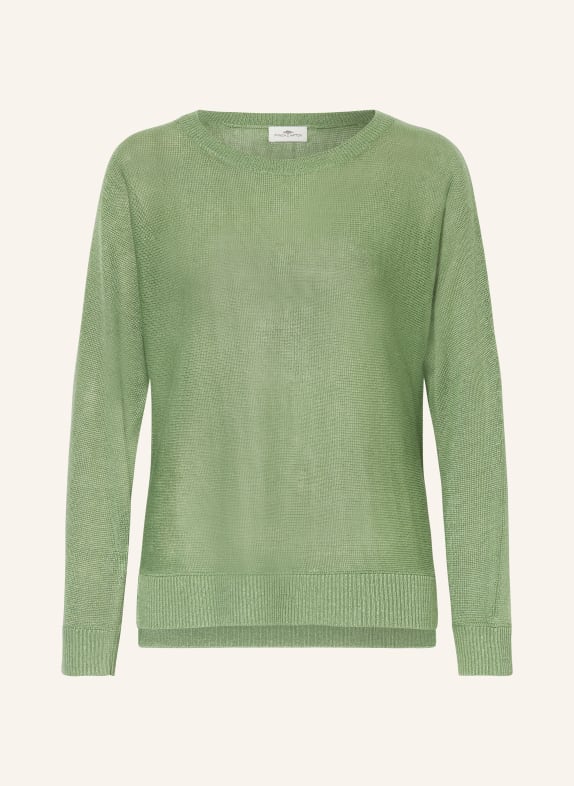 FYNCH-HATTON Linen sweater GREEN