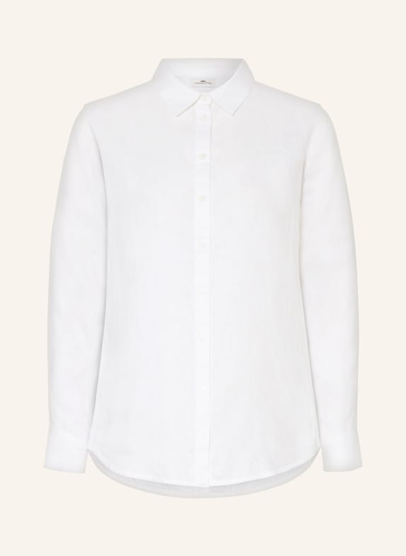 FYNCH-HATTON Shirt blouse made of linen WHITE
