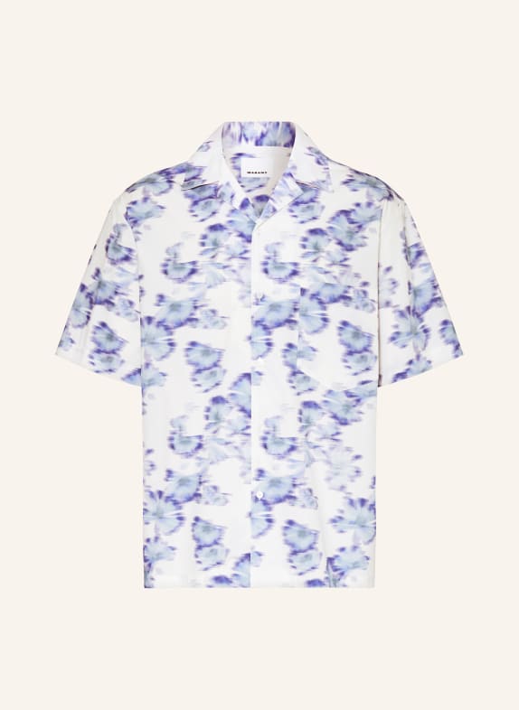 ISABEL MARANT Resort shirt LAZLO GB comfort fit LIGHT BLUE/ WHITE