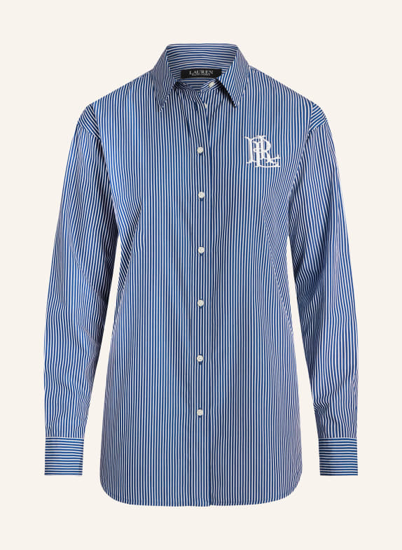 LAUREN RALPH LAUREN Shirt blouse DARK BLUE/ WHITE
