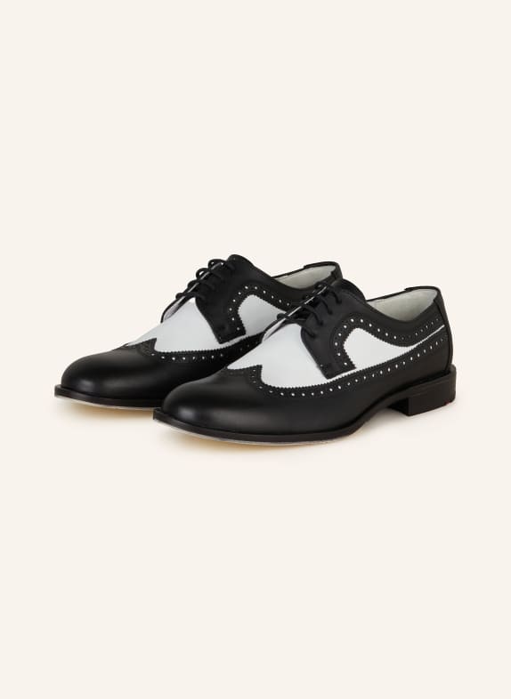 LLOYD Lace-up shoes LIONEL BLACK/ WHITE