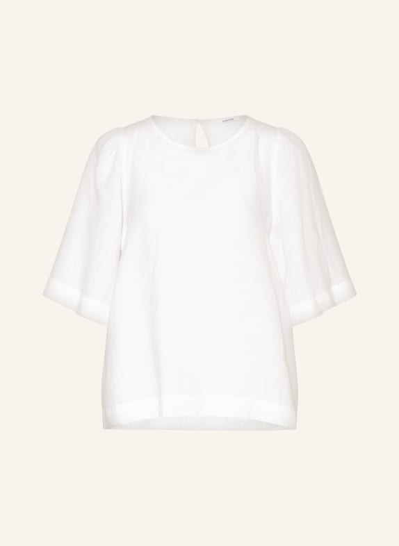 seidensticker Shirt blouse made of linen WHITE