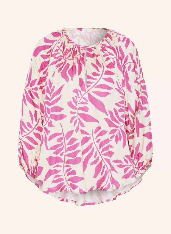 seidensticker Shirt blouse with 3/4 sleeves ECRU/ PINK