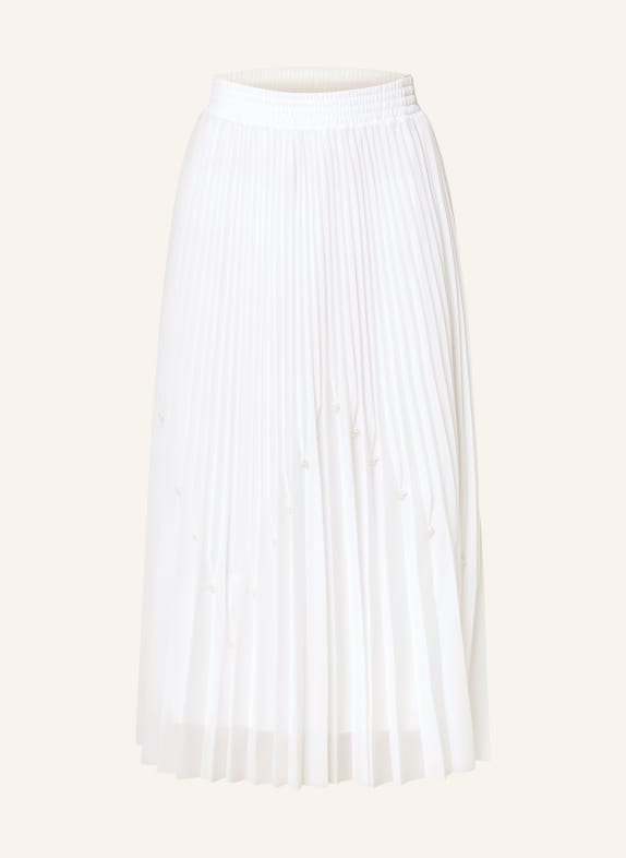 MARC CAIN Plisovaná sukně s ozdobnými perličkami 110 off