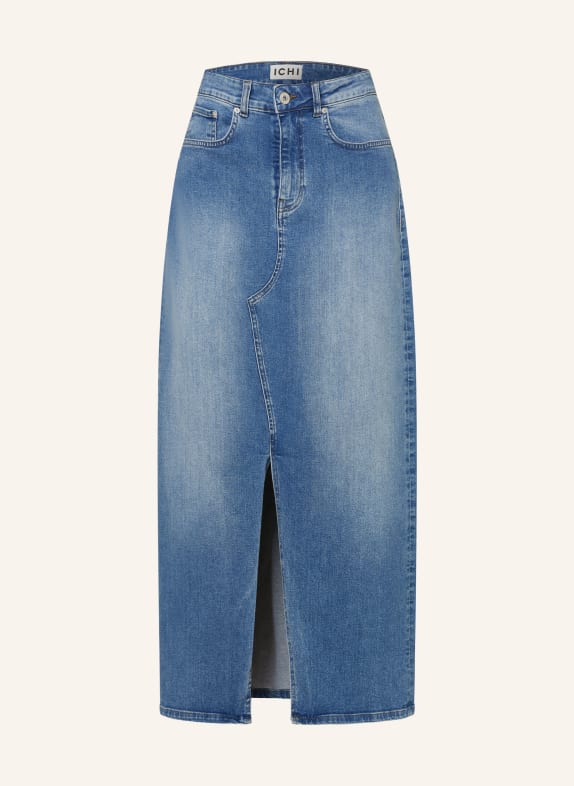 ICHI Spódnica jeansowa IHTWIGGY 19044 Light Blue