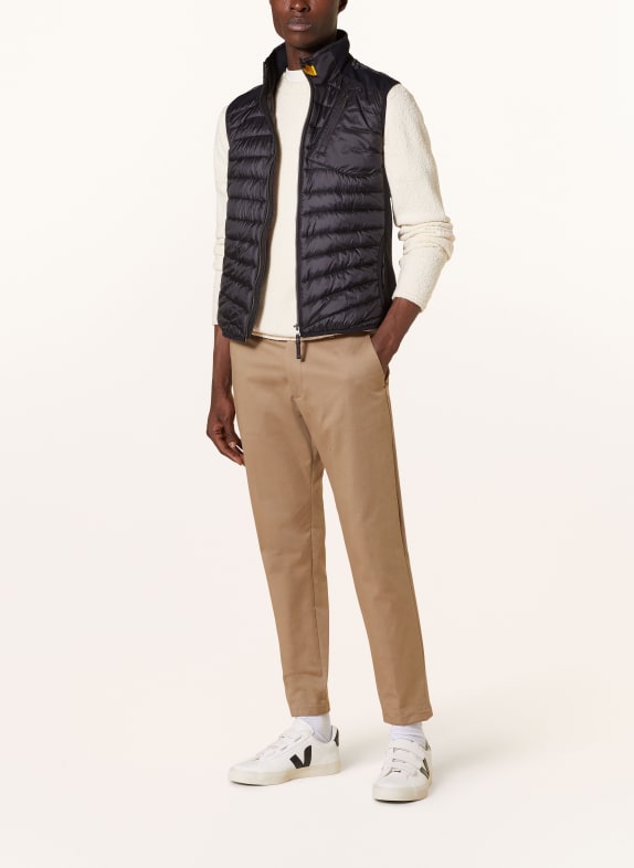 PARAJUMPERS Daunenweste ZAVIER SCHWARZ