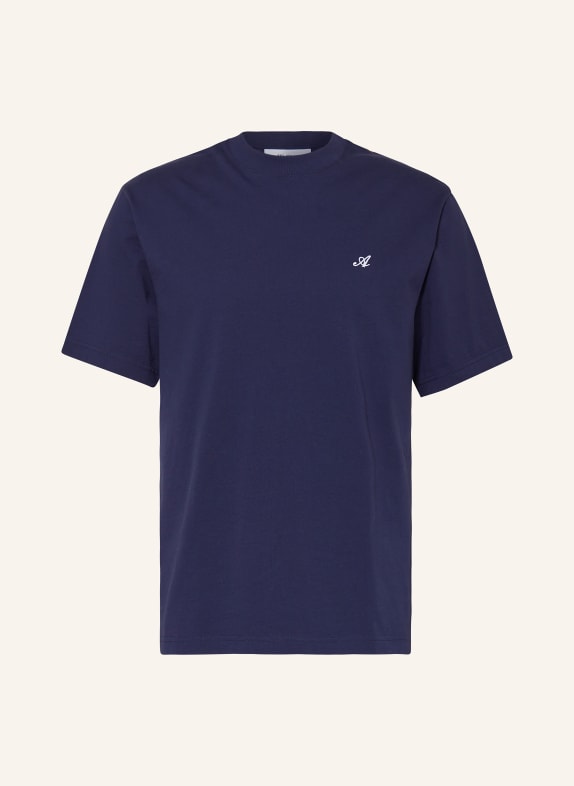 AXEL ARIGATO T-shirt SIGNATURE GRANATOWY