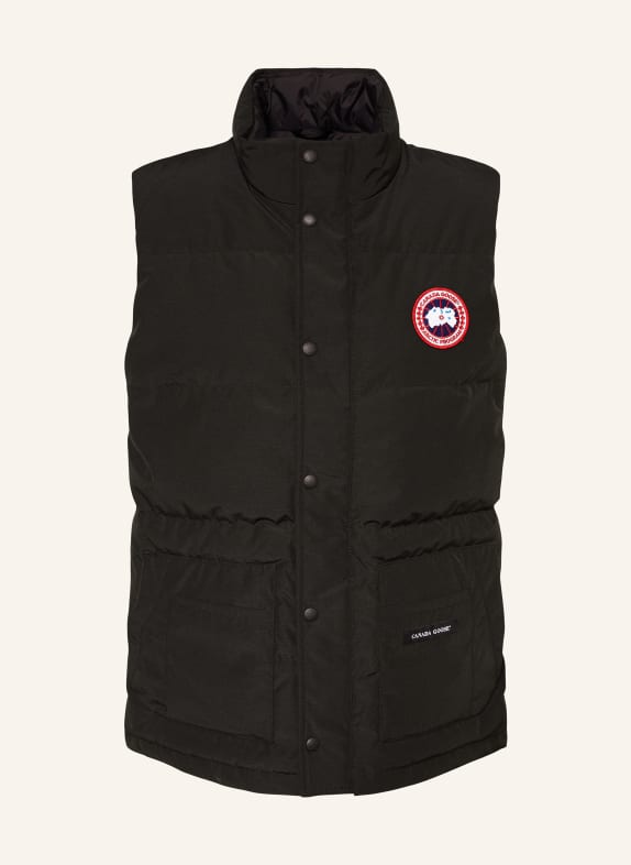CANADA GOOSE Down vest FREESTYLE BLACK