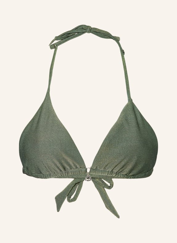 BANANA MOON Triangel-Bikini-Top SEAGLITTER RICO GRÜN