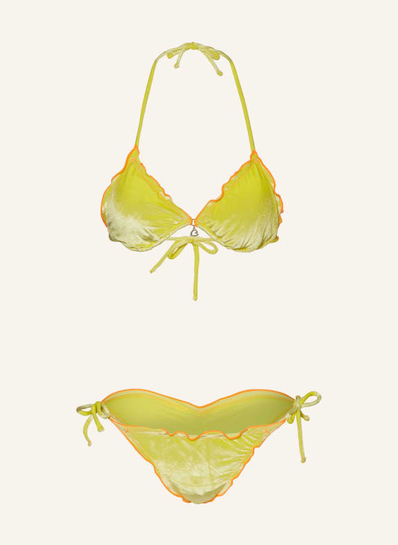 BANANA MOON Triangel-Bikini NEOSUN CIROLUMA GELB/ NEONORANGE