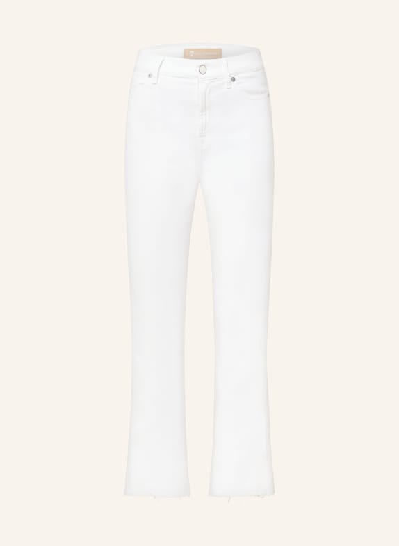 7 for all mankind Jeansy 7/8 BIAŁY
