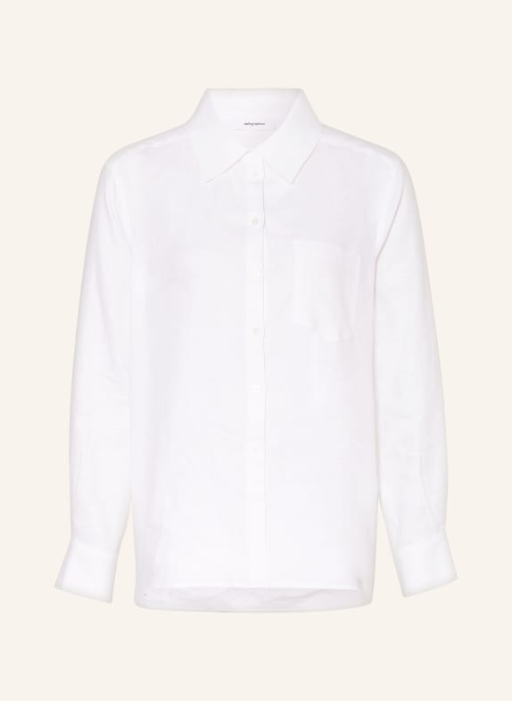 darling harbour Shirt blouse made of linen WEISS