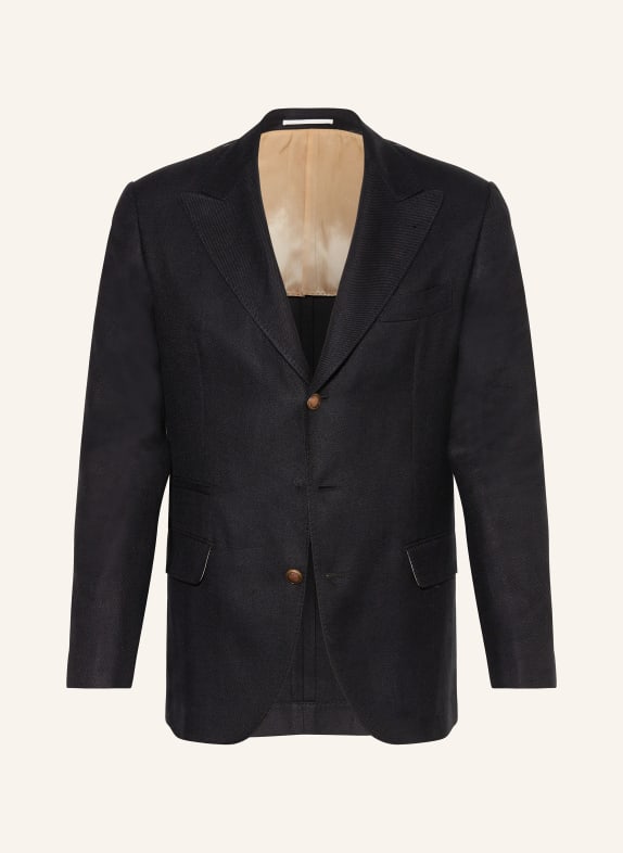 BRUNELLO CUCINELLI Linen jacket extra slim fit BLACK