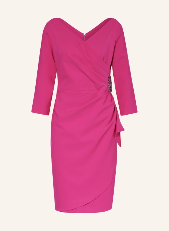 Joseph Ribkoff SIGNATURE Cocktail dress with 3/4 sleeves PINK
