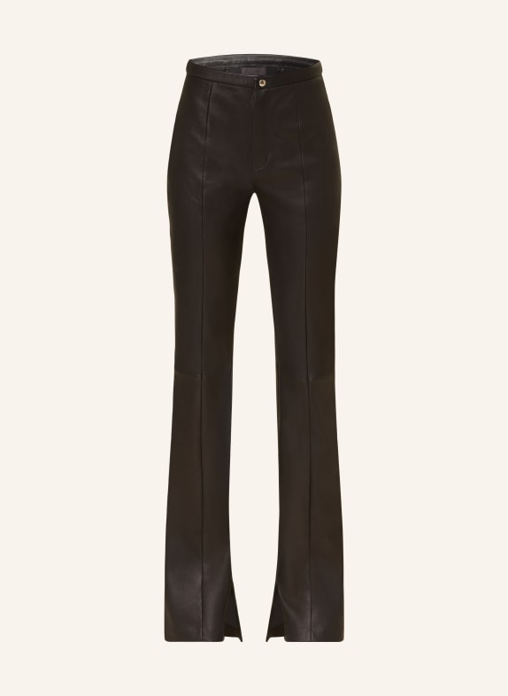 STOULS Leather trousers KAM BLACK