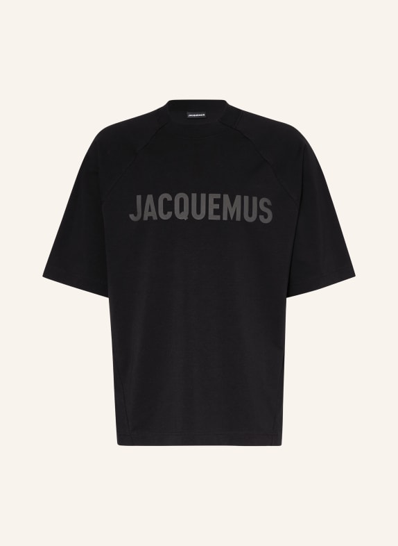 JACQUEMUS T-Shirt LE TSHIRT TYPO SCHWARZ