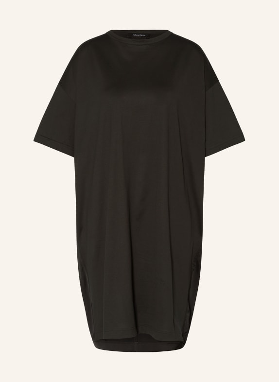 FABIANA FILIPPI Dress in mixed materials BLACK