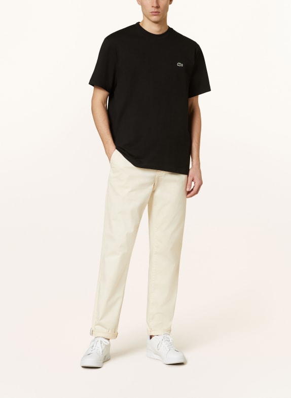 LACOSTE T-shirt ZWART