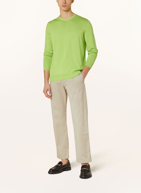 STROKESMAN'S Pullover HELLGRÜN