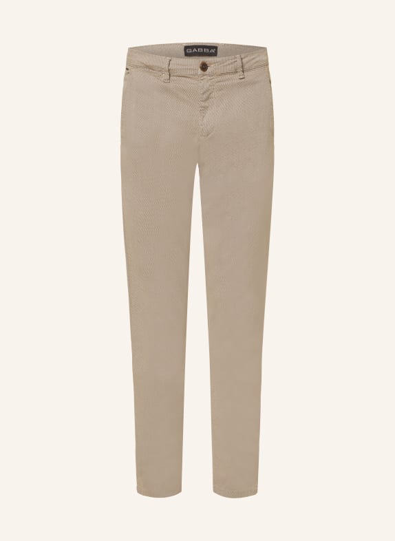 GABBA Chinos PAUL K3280 DALE regular fit TAUPE