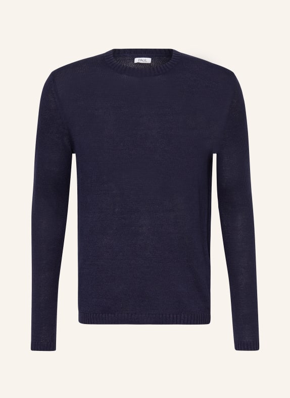 PAUL Linen sweater DARK BLUE