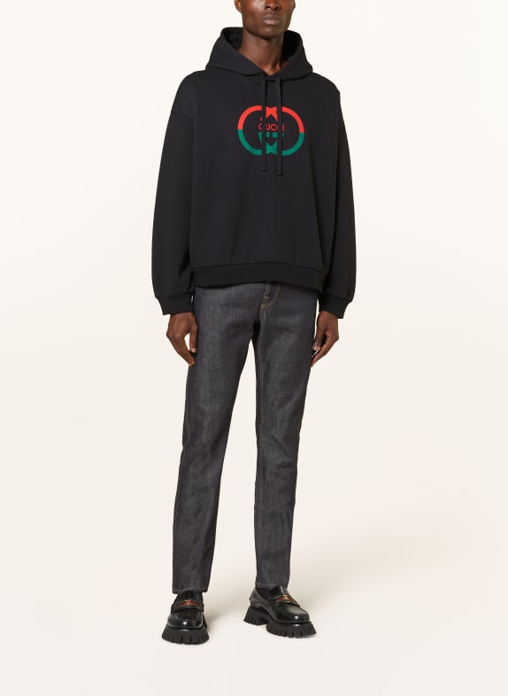 Black face hoodie gucci best sale